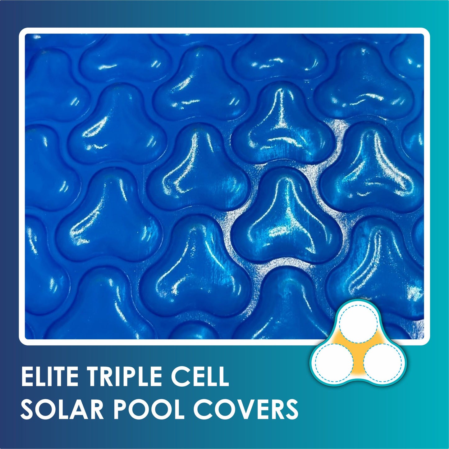 Essentials - Byron Triple Cell Solar Pool Cover - 5 Year Pro Rata Warranty